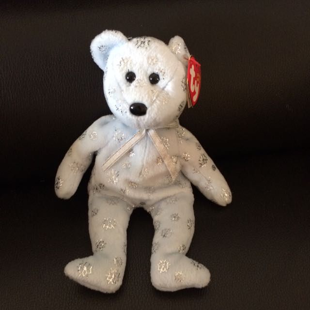 snowflake beanie baby