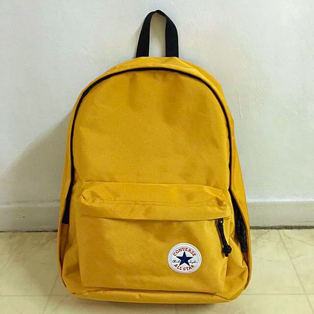 converse yellow backpack