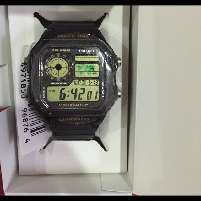 Casio Watch Ae 10wh 1bvdf Men S Fashion On Carousell