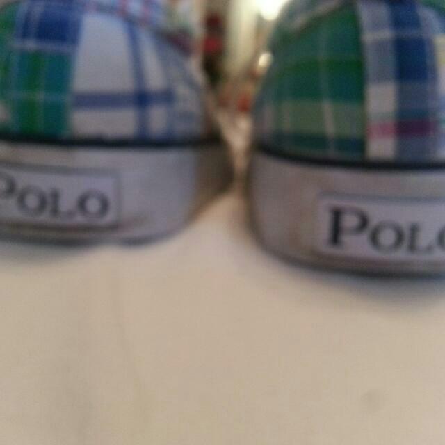 Ralph lauren sales plaid sneakers