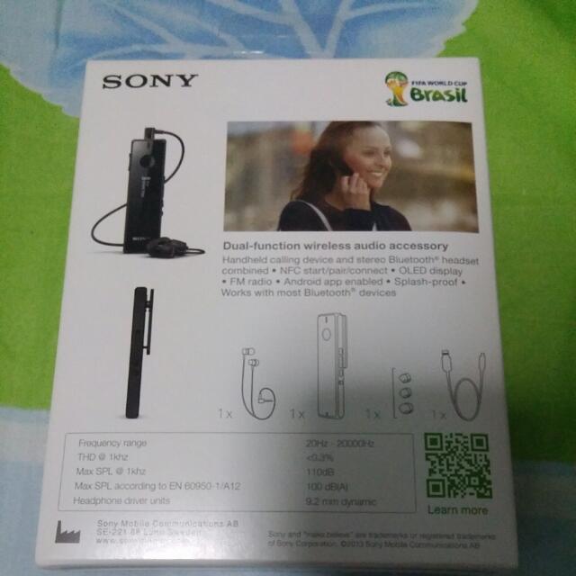 Sony wireless store stereo headset sbh52