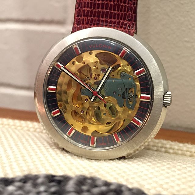 Vulcain skeleton watch clearance