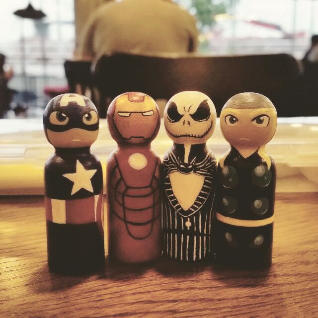 Marvel peg dolls hotsell
