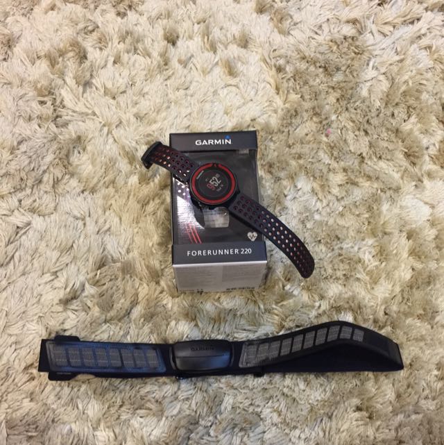 Garmin forerunner discount 220 hrm