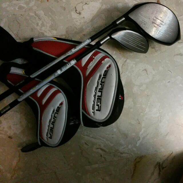 Golf DRIVER and 3 WOOD set Taylor made Burner Superfast, Sports