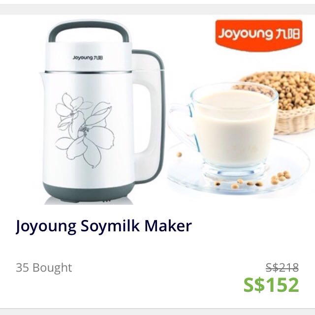 Joy young Soya Milk Maker, TV & Home Appliances, Kitchen Appliances