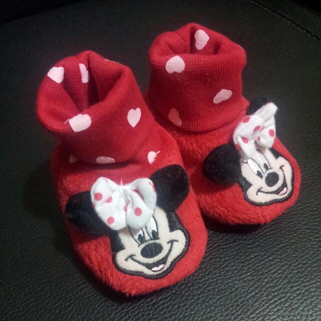 minnie mouse baby shoes