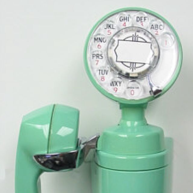 Vintage Green Rotary Dial Wall Phone Vintage Collectibles On Carousell