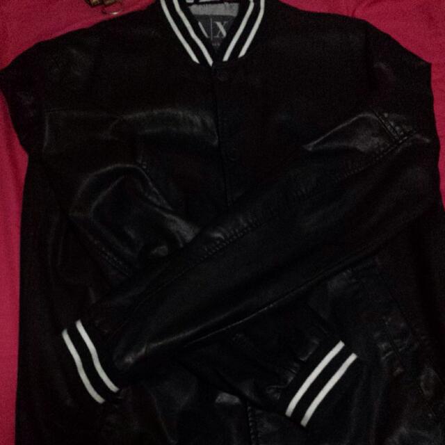 Armani exchange baseball jacket best sale