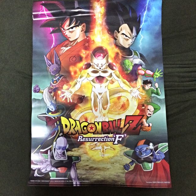 Movie Poster Dragonball Z Resurrection Of F Toys Games On