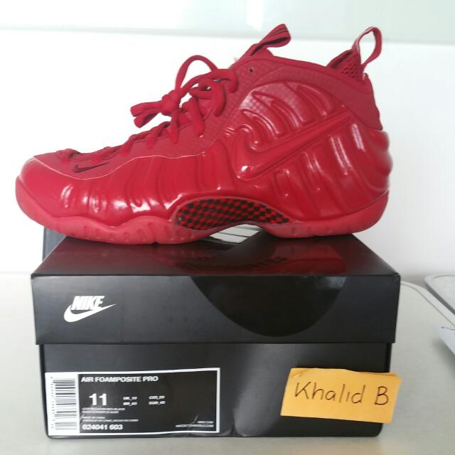 Air foamposite pro cheap red october