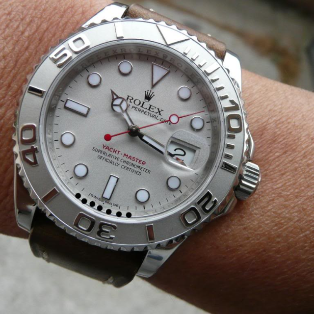 yacht master silver