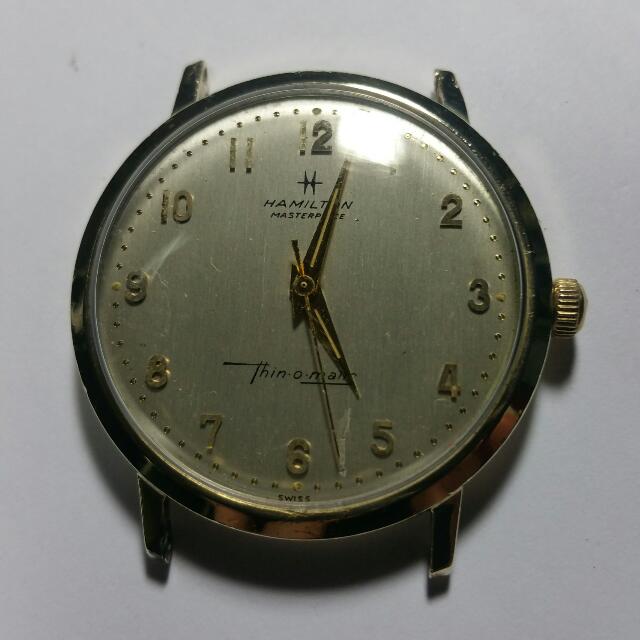 Hamilton masterpiece 10k gold filled top