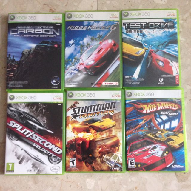 Xbox 360 Games Racing Toys Games On Carousell
