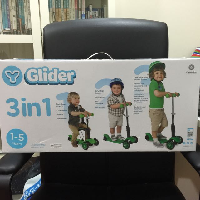 Y Glider 3in1 Scooter, Toys & Games on Carousell