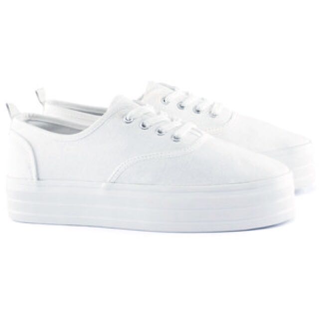 White platform sneakers new arrivals h&m