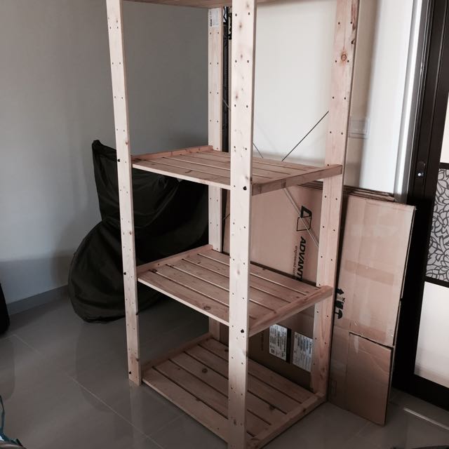 Ikea Storeroom Rack, Furniture & Home Living, Furniture, Shelves