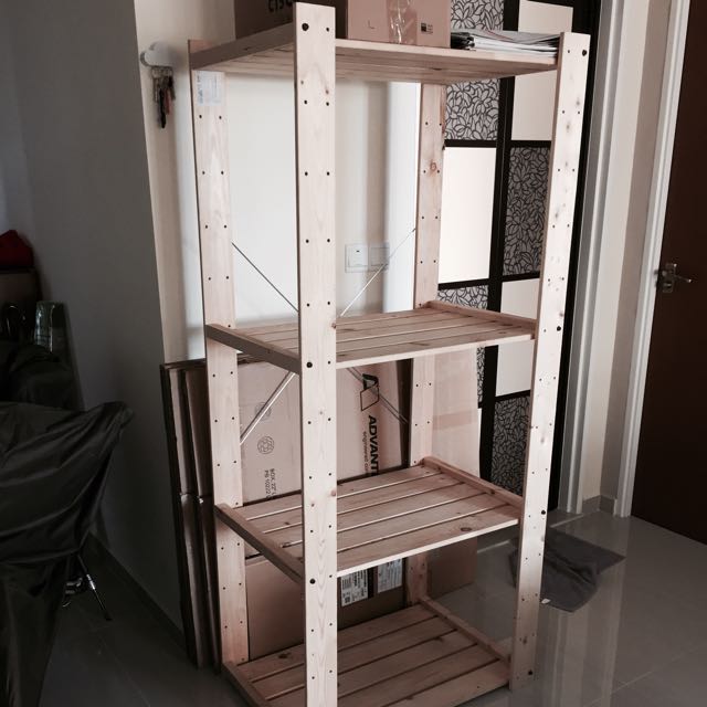 Ikea Storeroom Rack, Furniture & Home Living, Furniture, Shelves