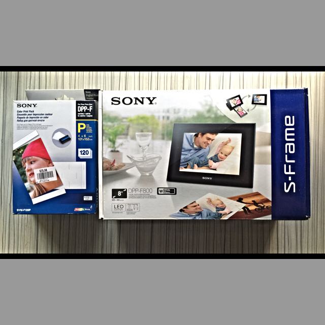 SONY F800 Digital Photo Frame / Printer (White), Computers & Tech
