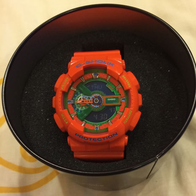 G shock GA 110 4DR Rare Hyper Color Orange Mobile Phones