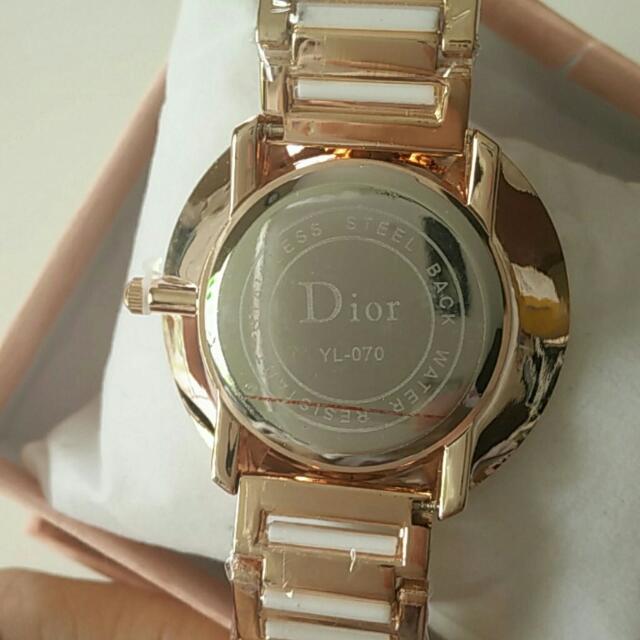 Dior rose gold watch 2025