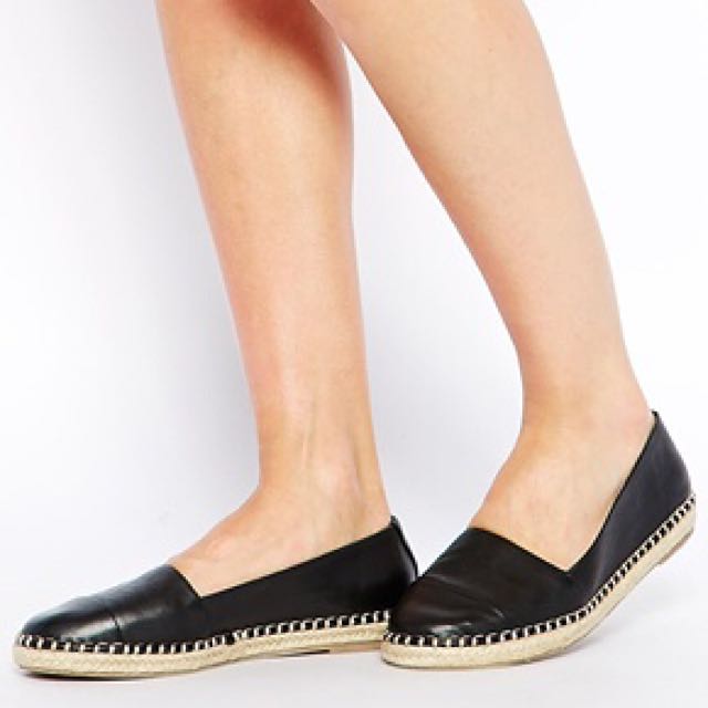 topshop black espadrilles