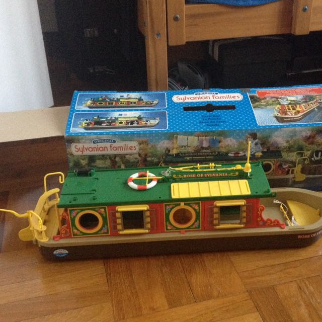 sylvanian families canal boat