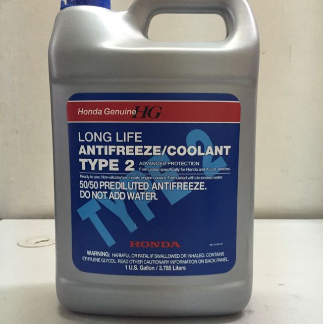 Honda Antifreeze/coolant Type 2, Car Accessories on Carousell