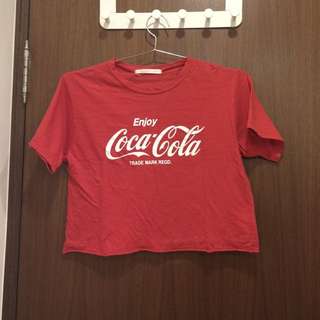韓國買coca Cola 短版T