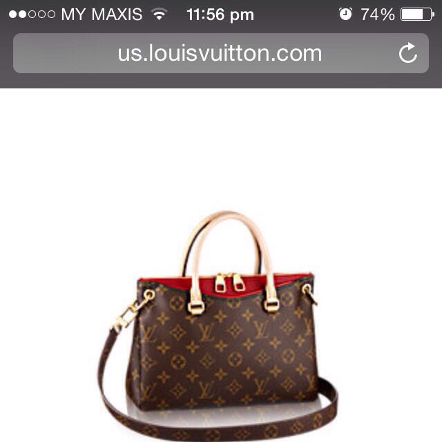 Louis Vuitton Tote Pallas Monogram Canvas Nano Brown - US