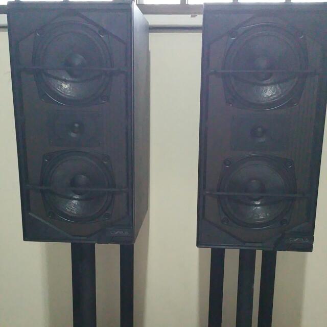 Resevered Mission Cyrus 782 Large Bookshelf Speakers Music