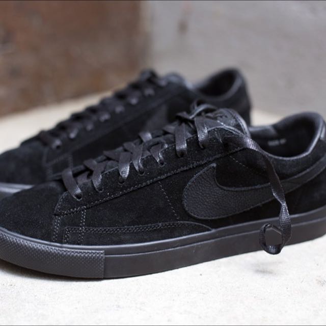 nike blazer cdg black