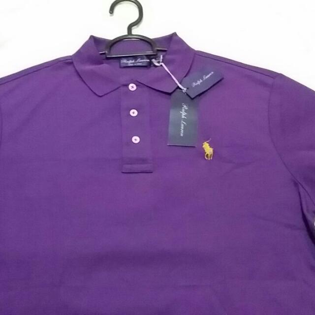 polo ralph lauren purple t shirt