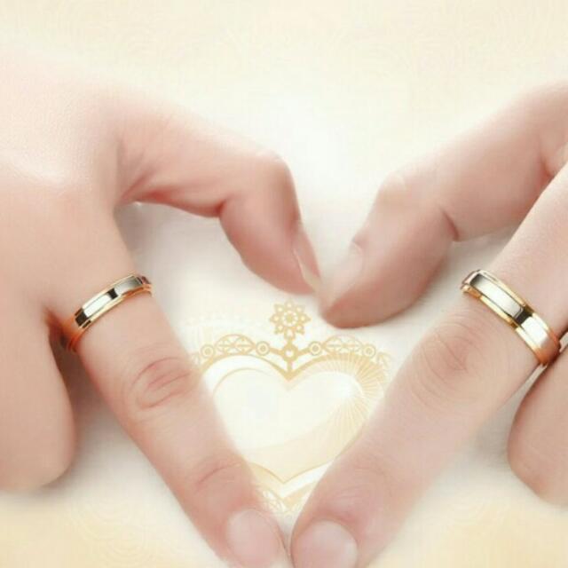 Promo In Stock US Size 5 To 12 Unisex ring Couple rings