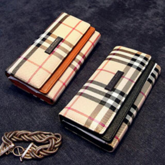 Burberry inspired wallet hotsell