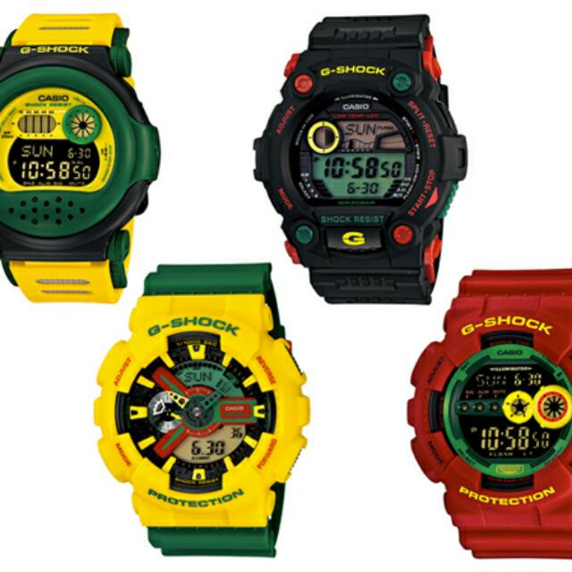 G shock rasta original sale price