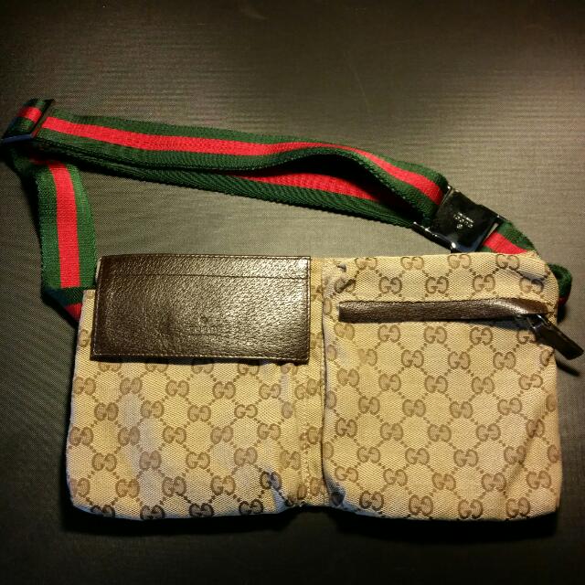 Gucci Waist Pouch, Luxury, Bags & Wallets on Carousell