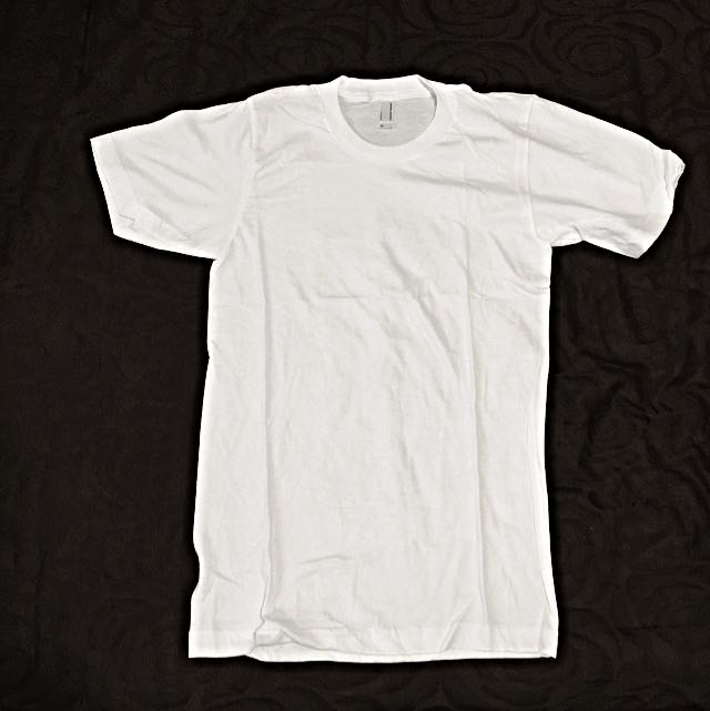 white blank shirts