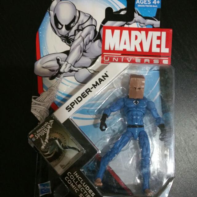 Marvel Universe Figuring - *Rare Pc Of Spiderman In F4 costume, Hobbies &  Toys, Toys & Games on Carousell