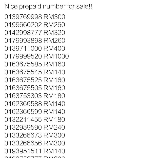 telephone-number-everything-else-on-carousell