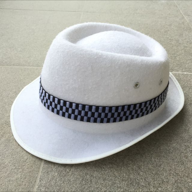 White Fedora, Men's Fashion, Coats, Jackets and Outerwear on Carousell