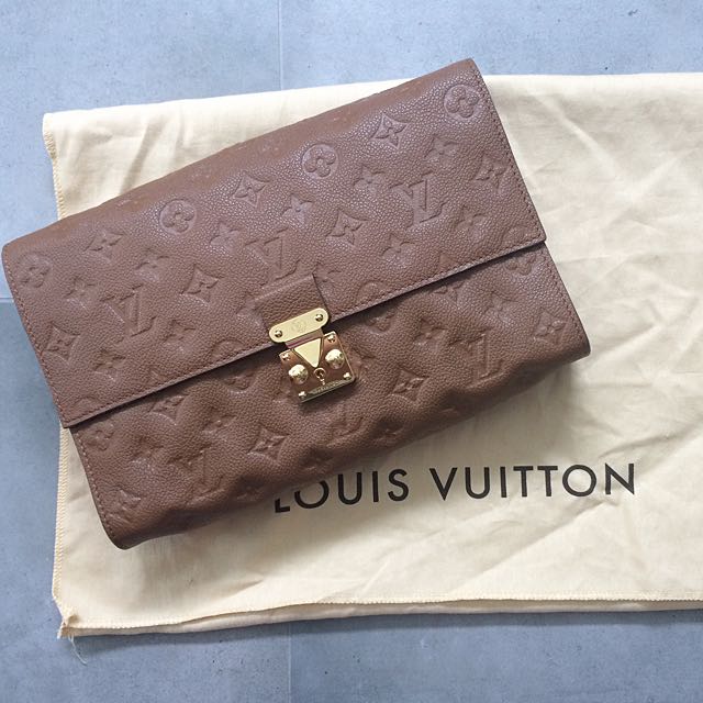 MINT Ladies Louis Vuitton Fascinante Havane Monogram Empreinte Shoulde