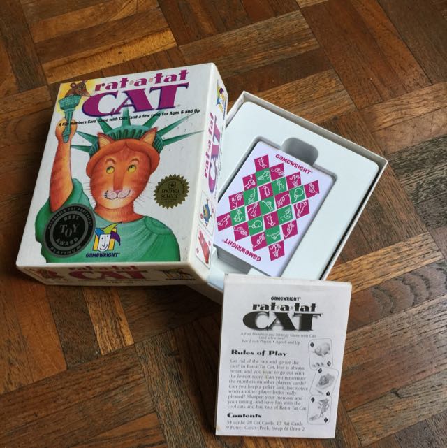 Rat A Tat Cat Card Game Books Stationery On Carousell