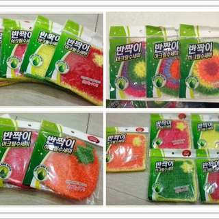 韓國超細纖維環保菜瓜布