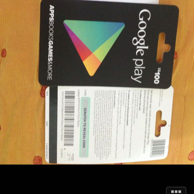 Brand New Google Playstore Google Play Gift Card Value 100 Computers Tech Parts Accessories Networking On Carousell