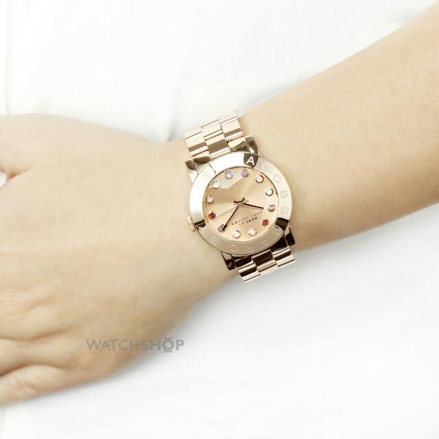 Marc jacobs amy new arrivals watch rose gold