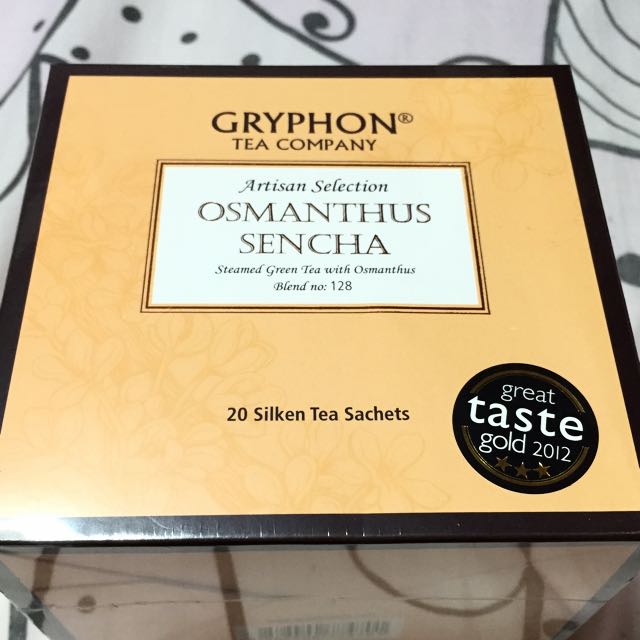 osmanthus sencha tea - gryphon tea company