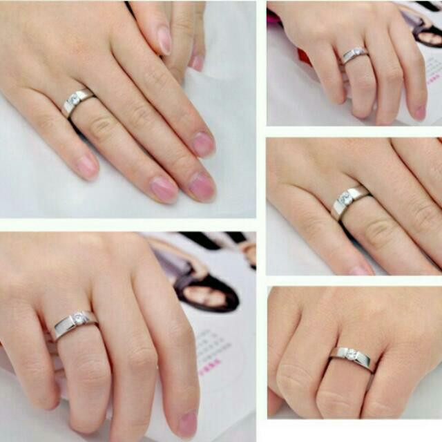 In Stock US Size 4 To 12 Unisex ring Couple rings 925 Silver