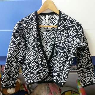 Black Tribal Jacket/sweater
