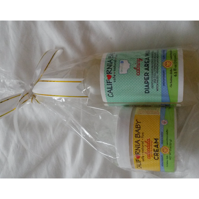 Brand New California Baby Calendula Cream And Diaper Area Wash Set Babies Kids Bathing Changing Baby Toiletries Grooming On Carousell